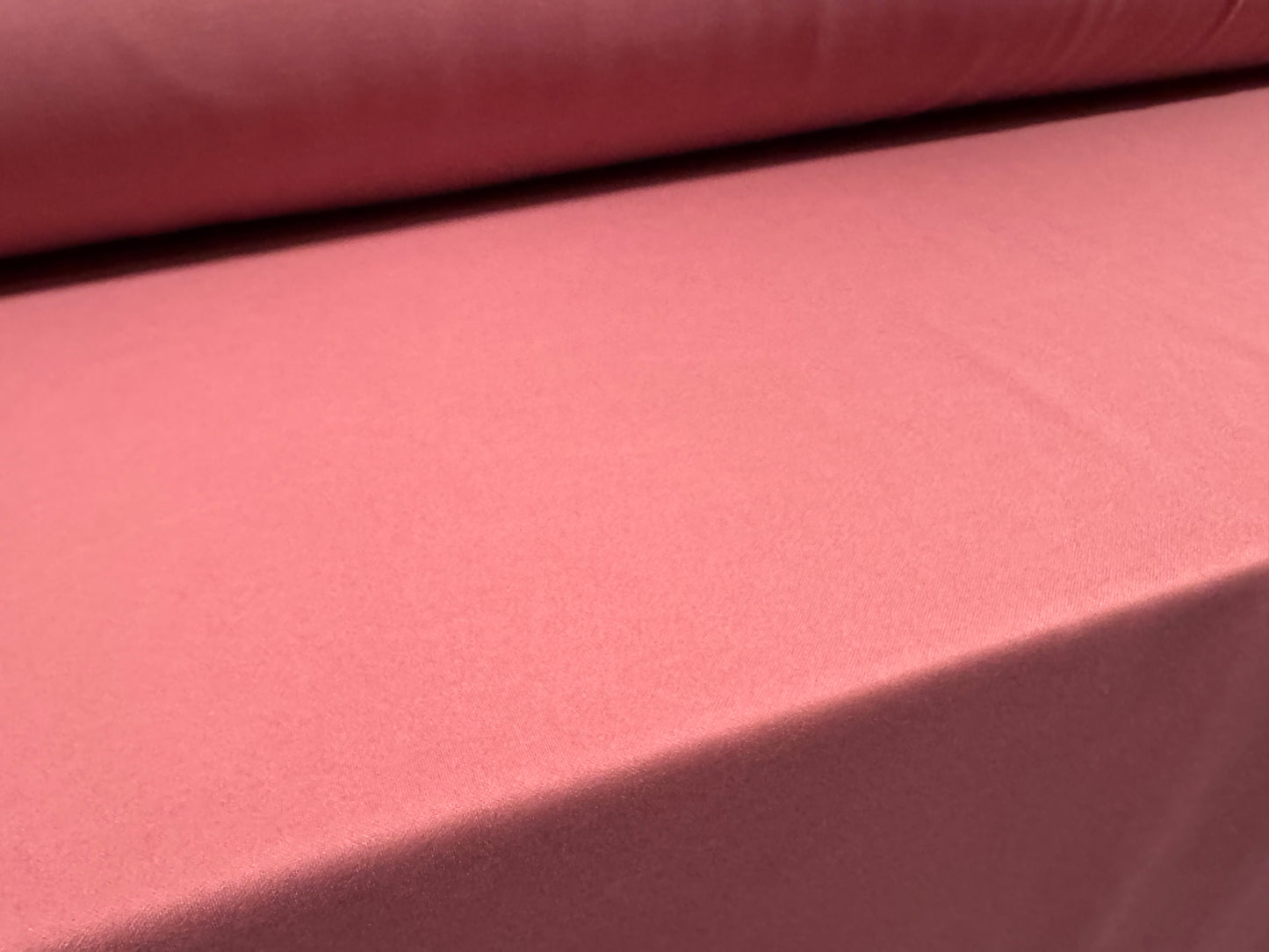 Scuba stretch spandex double jersey fabric, per metre - plain - Rose pink
