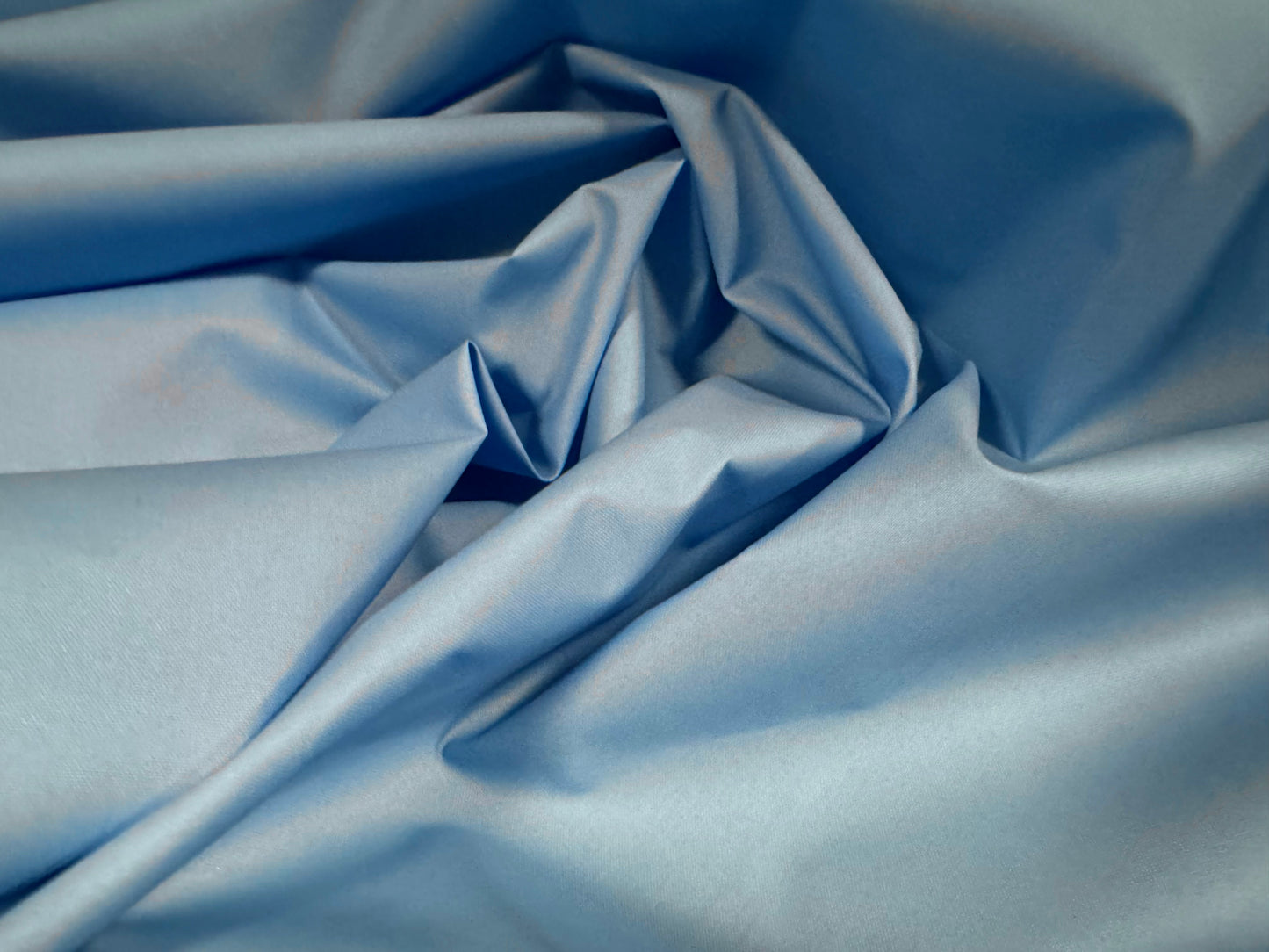 Coated nylon fabric, per metre - plain - sky blue