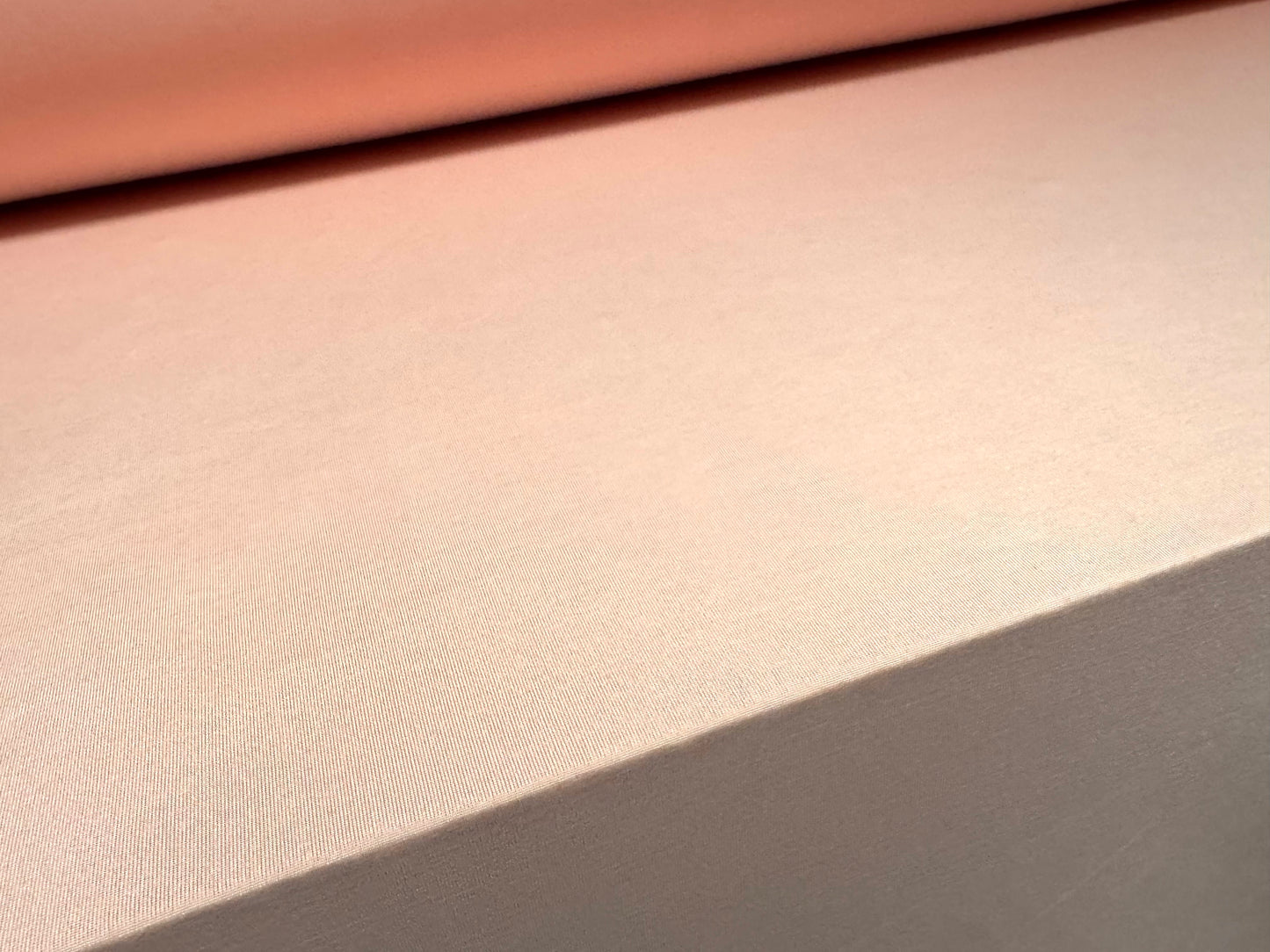 Soft touch spandex stretch jersey dress fabric, per metre - plain - Kimberley Pink