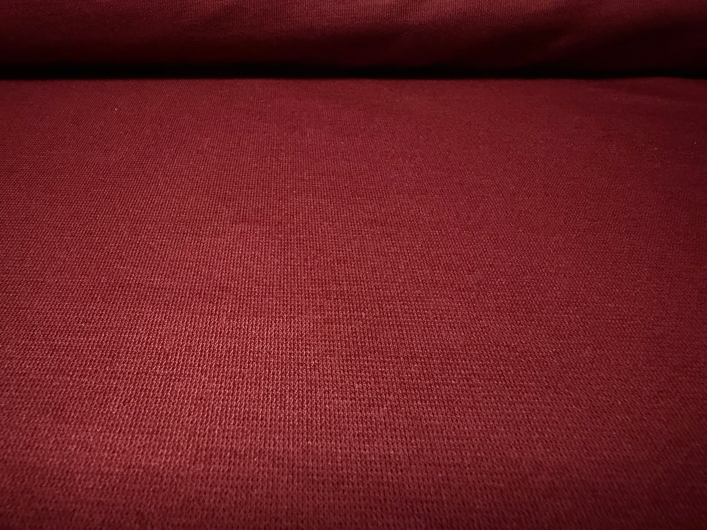 Ponte Roma stretch spandex double jersey fabric, per metre - plain - wine