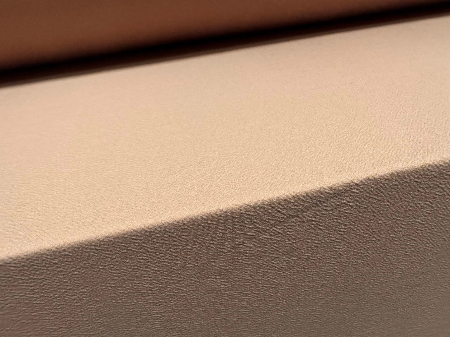 Liverpool textured scuba spandex stretch jersey fabric, per metre - plain - dark nude