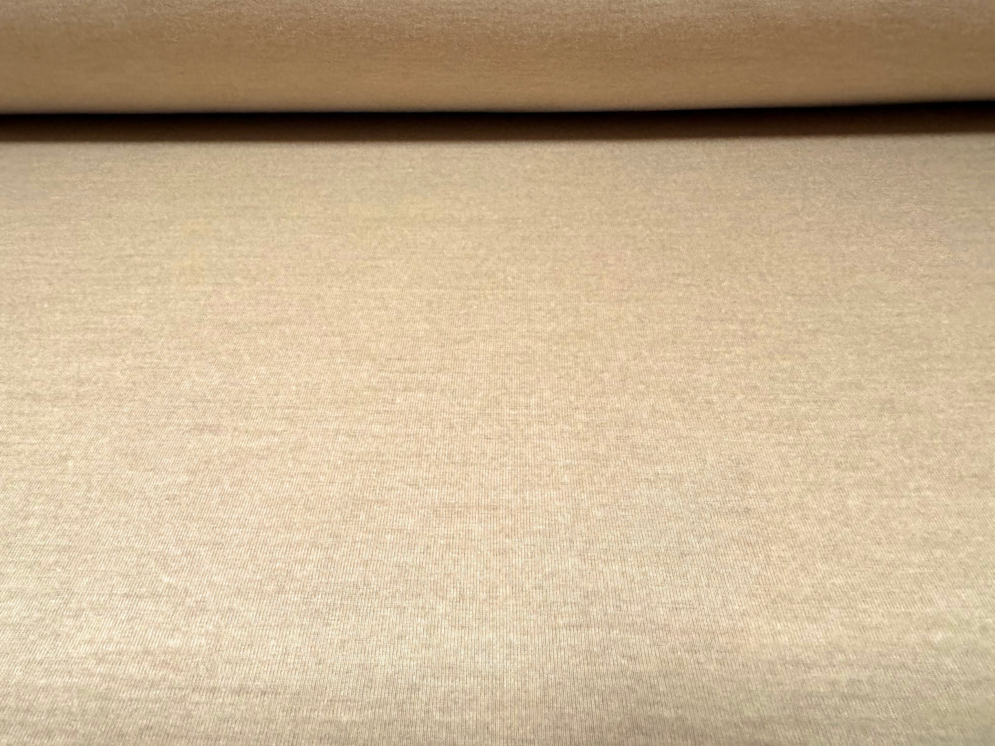 Lightweight viscose single jersey fabric, per metre - plain - nude