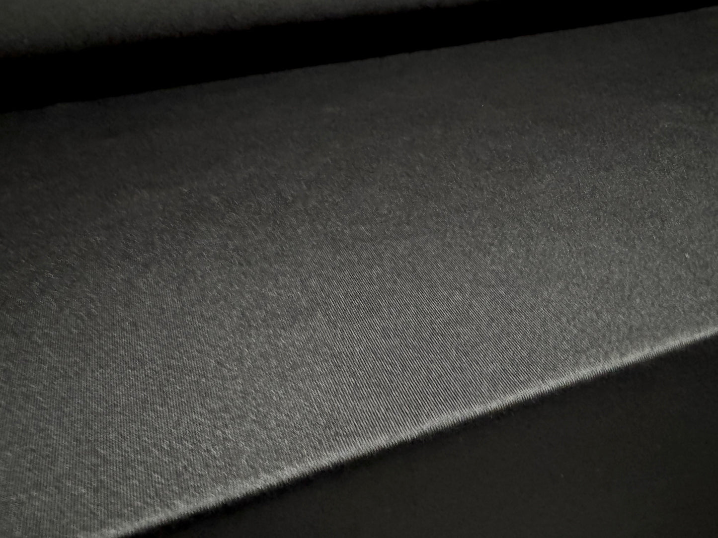 P.U. coated stretch spandex ciré wet look jersey fabric, per metre - plain - black