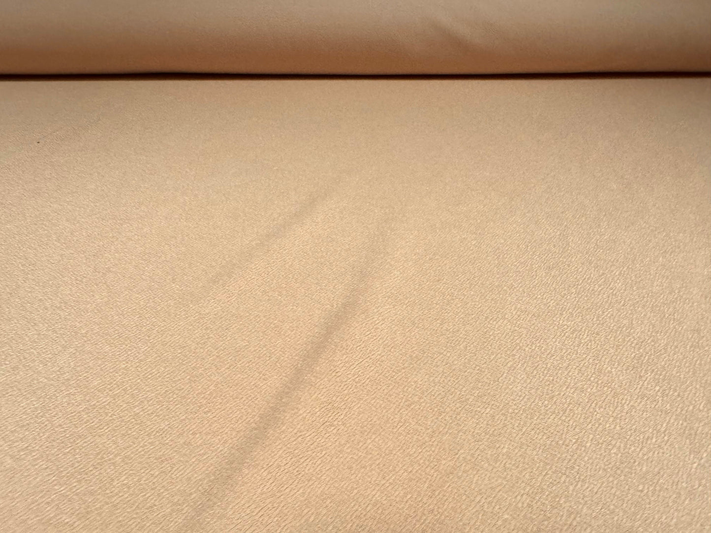 Valentino crepe stretch spandex jersey fabric - per metre - plain - peach stone