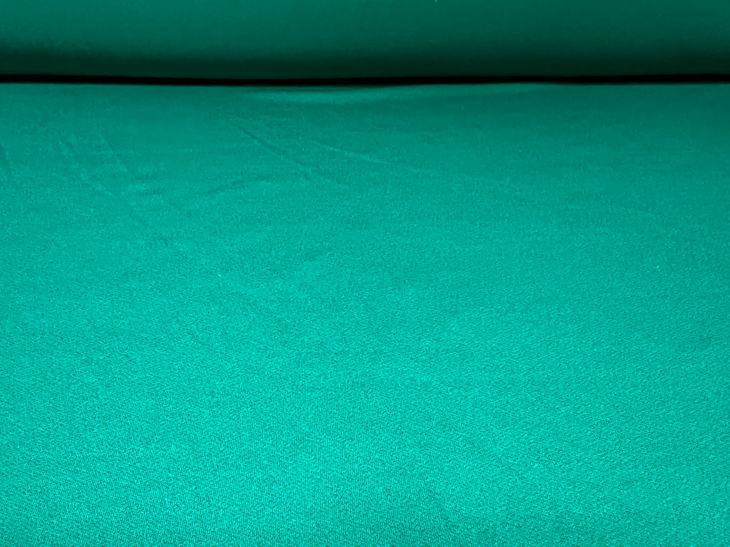 Stretch Spandex crepe single jersey fabric, per metre - plain - jade green