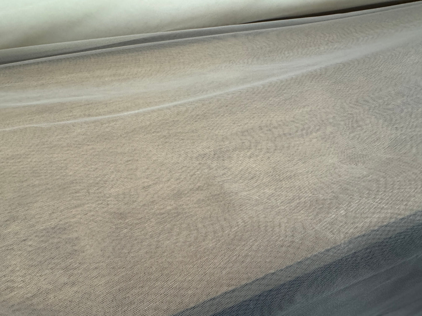 Lightweight double width voile fabric, per metre - plain - off white