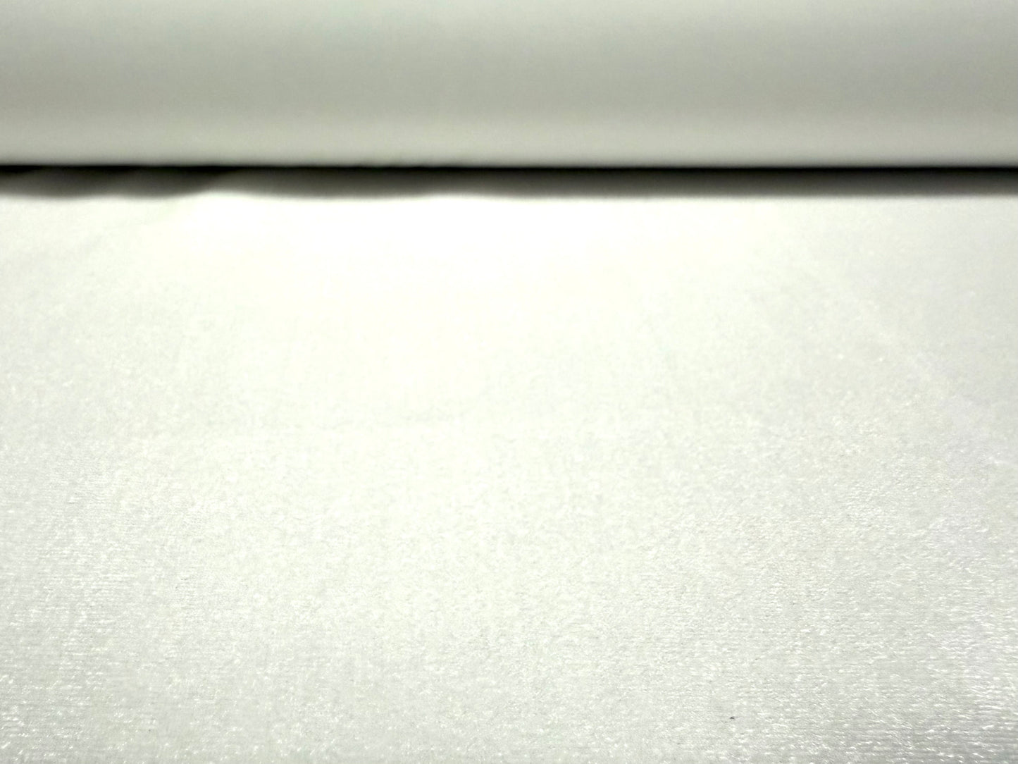 Spandex velvet stretch dress fabric, per metre - plain - pure white