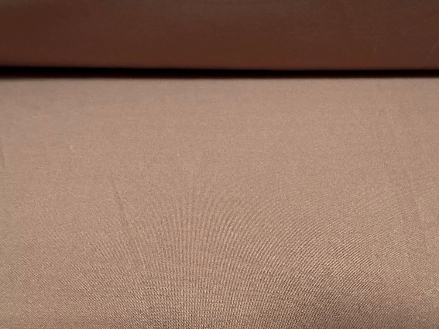 Scuba stretch spandex double jersey fabric, per metre - plain - dark nude