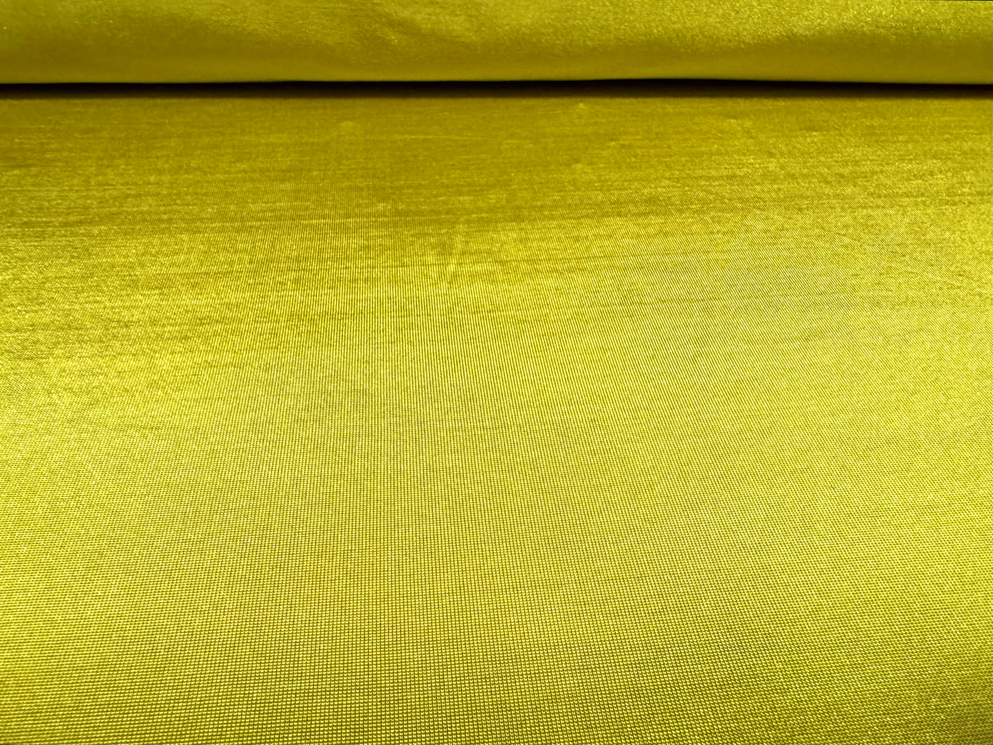 Disco shimmer stretch spandex jersey fabric, per metre - plain - chartreuse