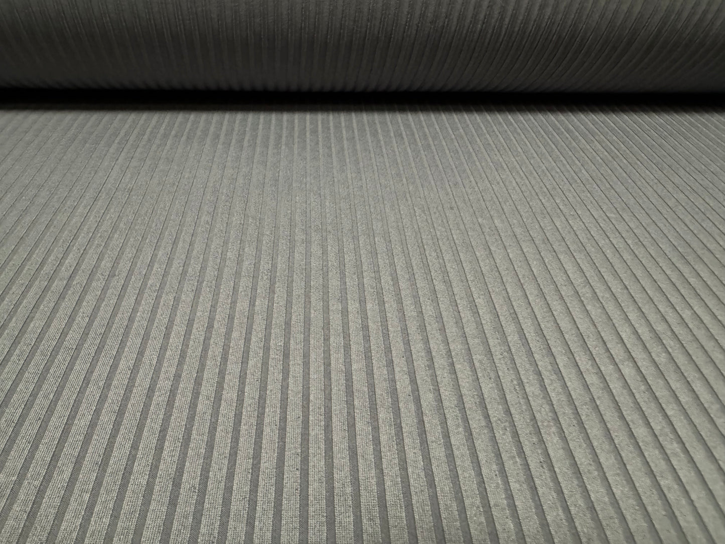 Stretch spandex rib bodycon jersey fabric, per metre - plain - mid grey