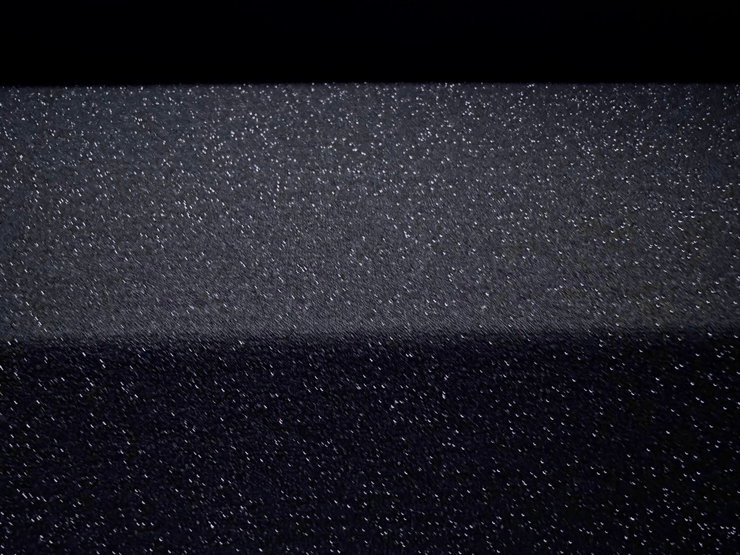 Metallic scuba stretch spandex double jersey fabric, per metre - navy with silver lurex