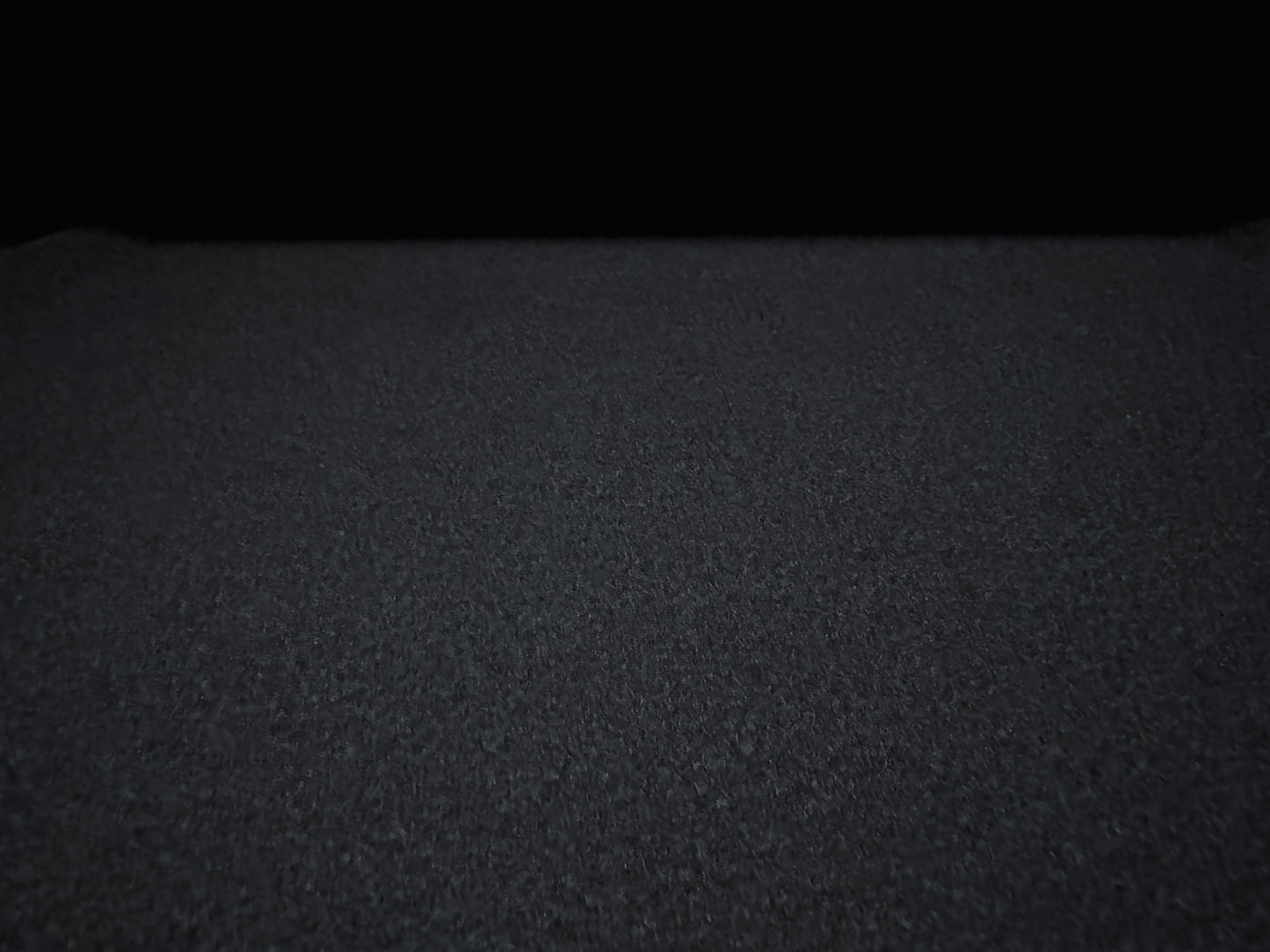 Super soft terry backed fleece fabric, per metre - plain - black