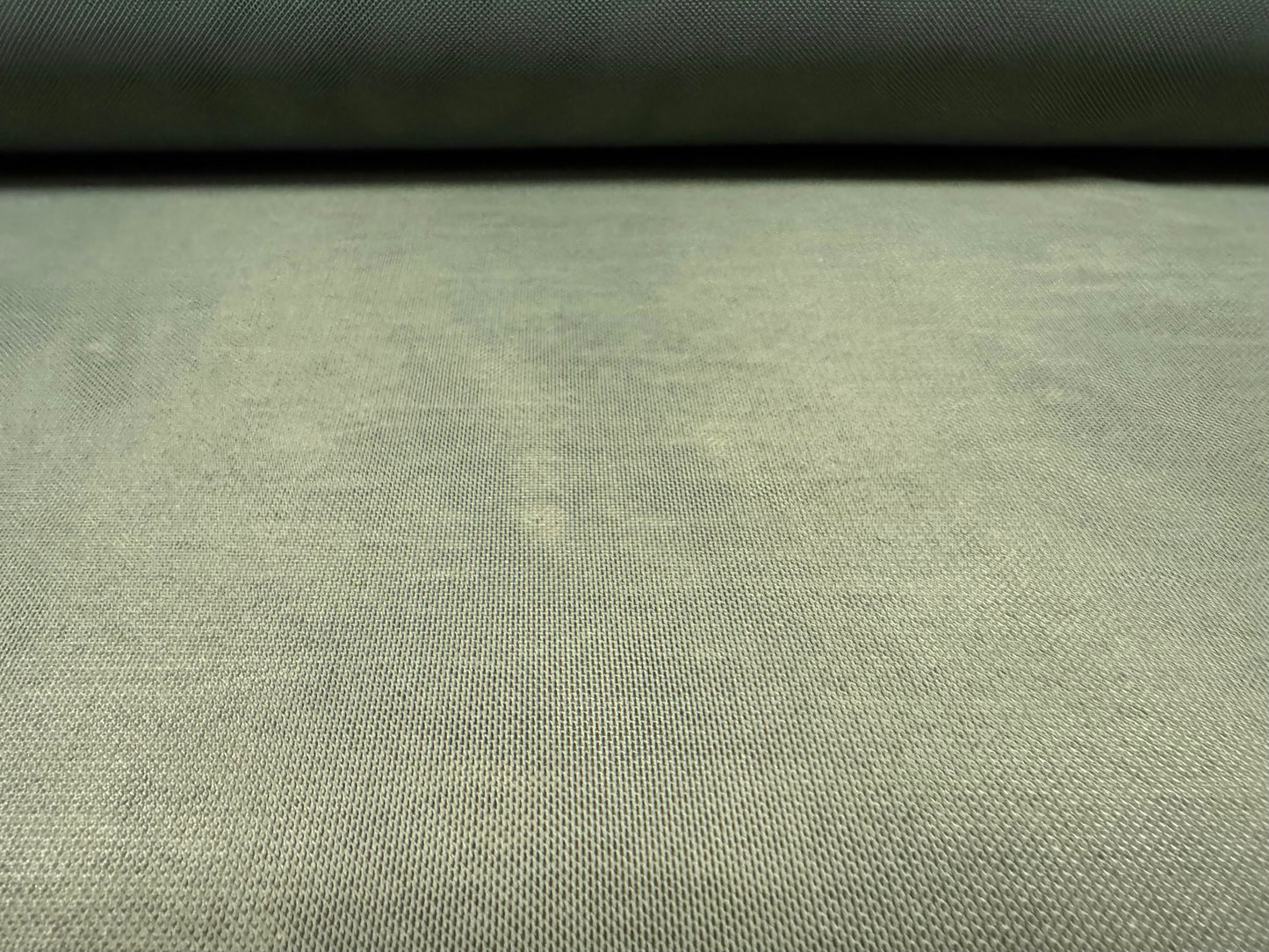Power mesh net stretch spandex fabric, per metre - plain - fern green