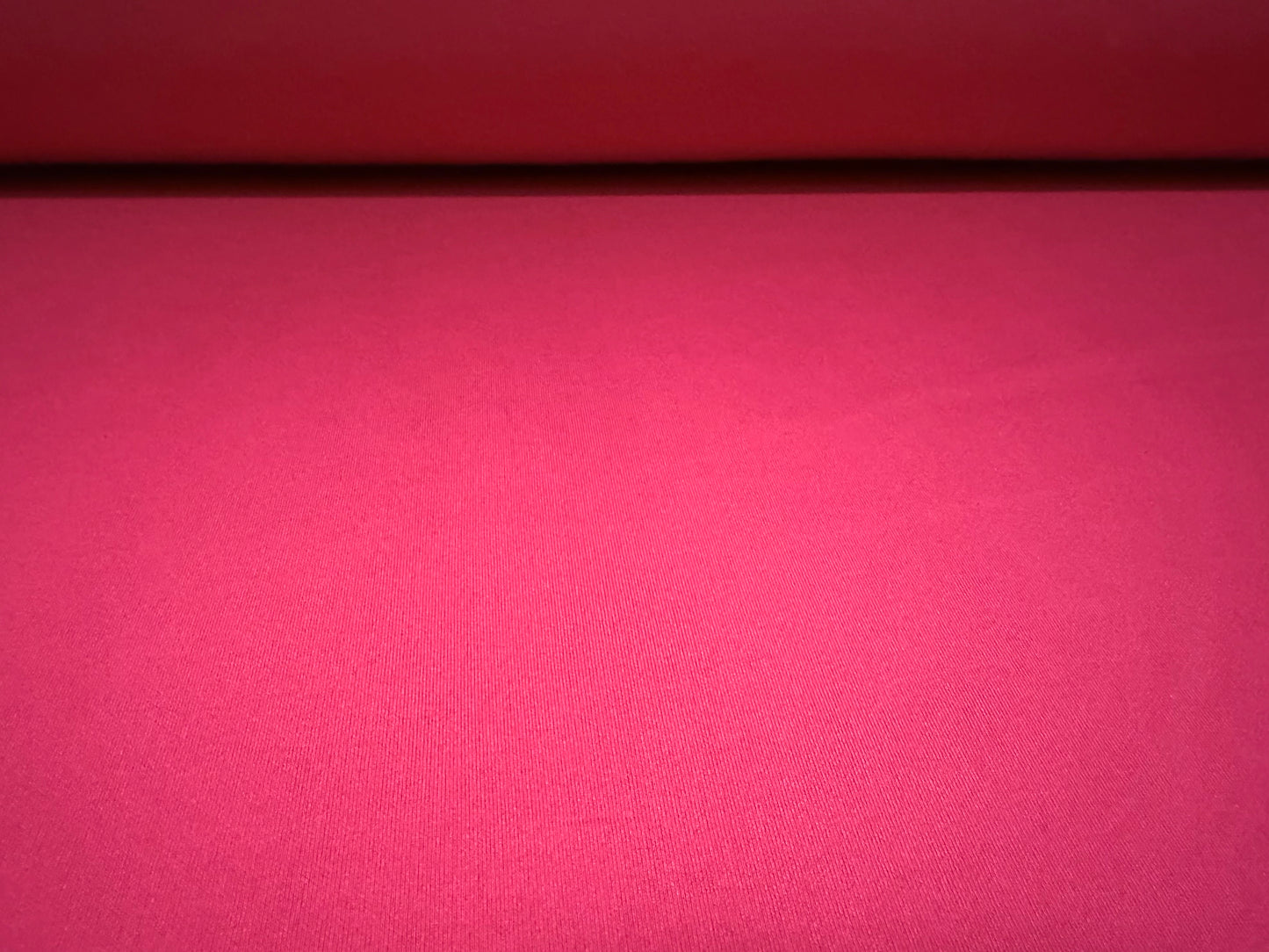 Scuba stretch spandex double jersey fabric, per metre - plain - hot pink