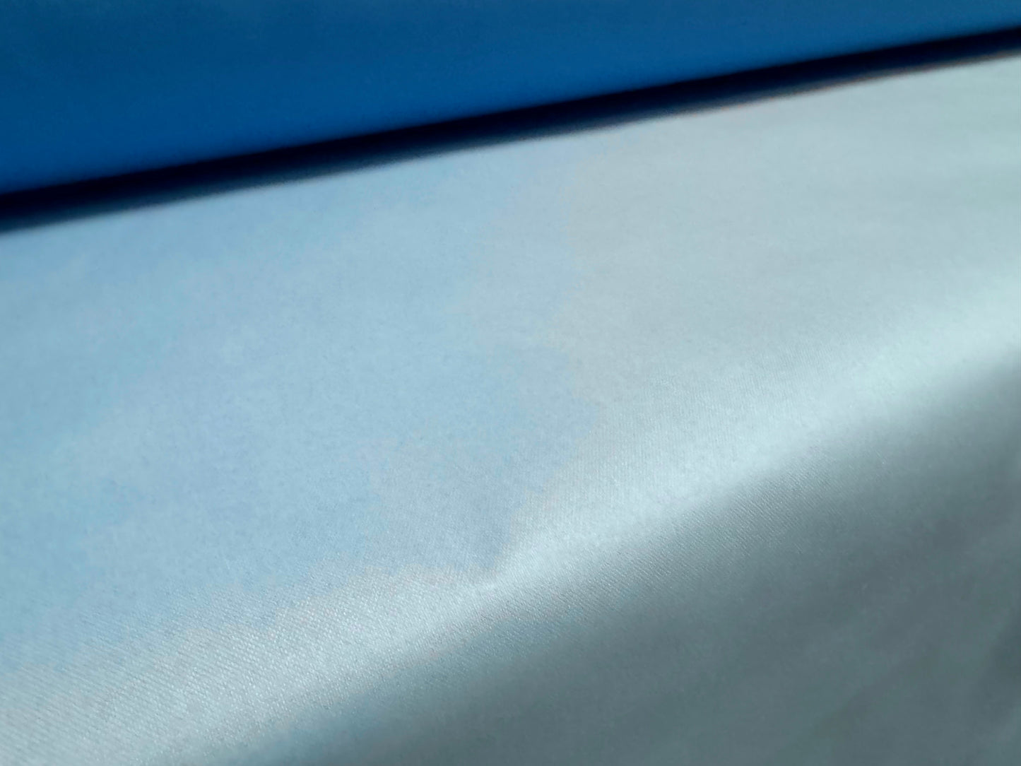 Coated nylon fabric, per metre - plain - sky blue