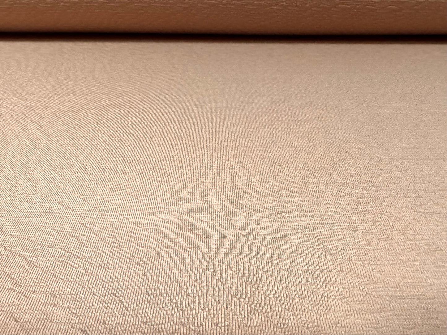 Embossed stretch spandex double jersey fabric, per metre - zebra pattern - nude