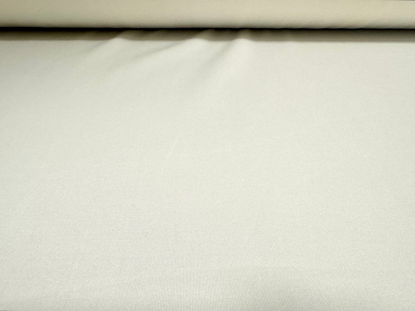 Sponge scuba neoprene style spandex double jersey fabric, per metre - plain - ivory
