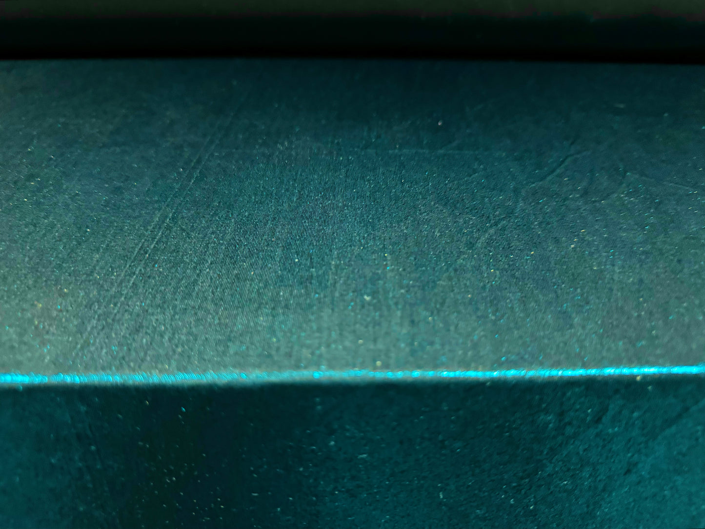 Metallic lamé stretch spandex jersey fabric, per metre - plain - kingfisher blue