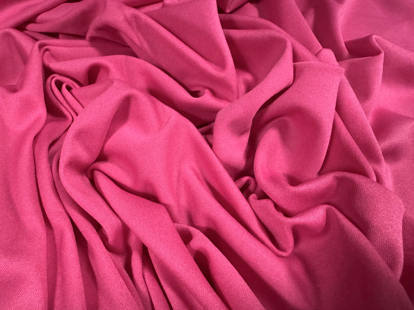 Single Jersey fashion fabric, per metre - plain - bubblegum pink