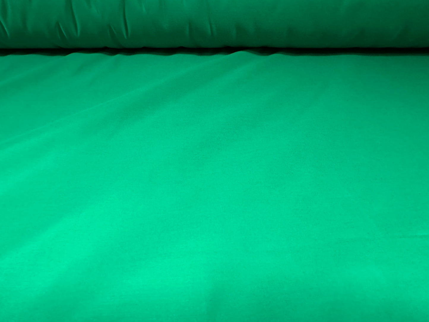 Nylon microfibre plain weave fabric, per metre - emerald green