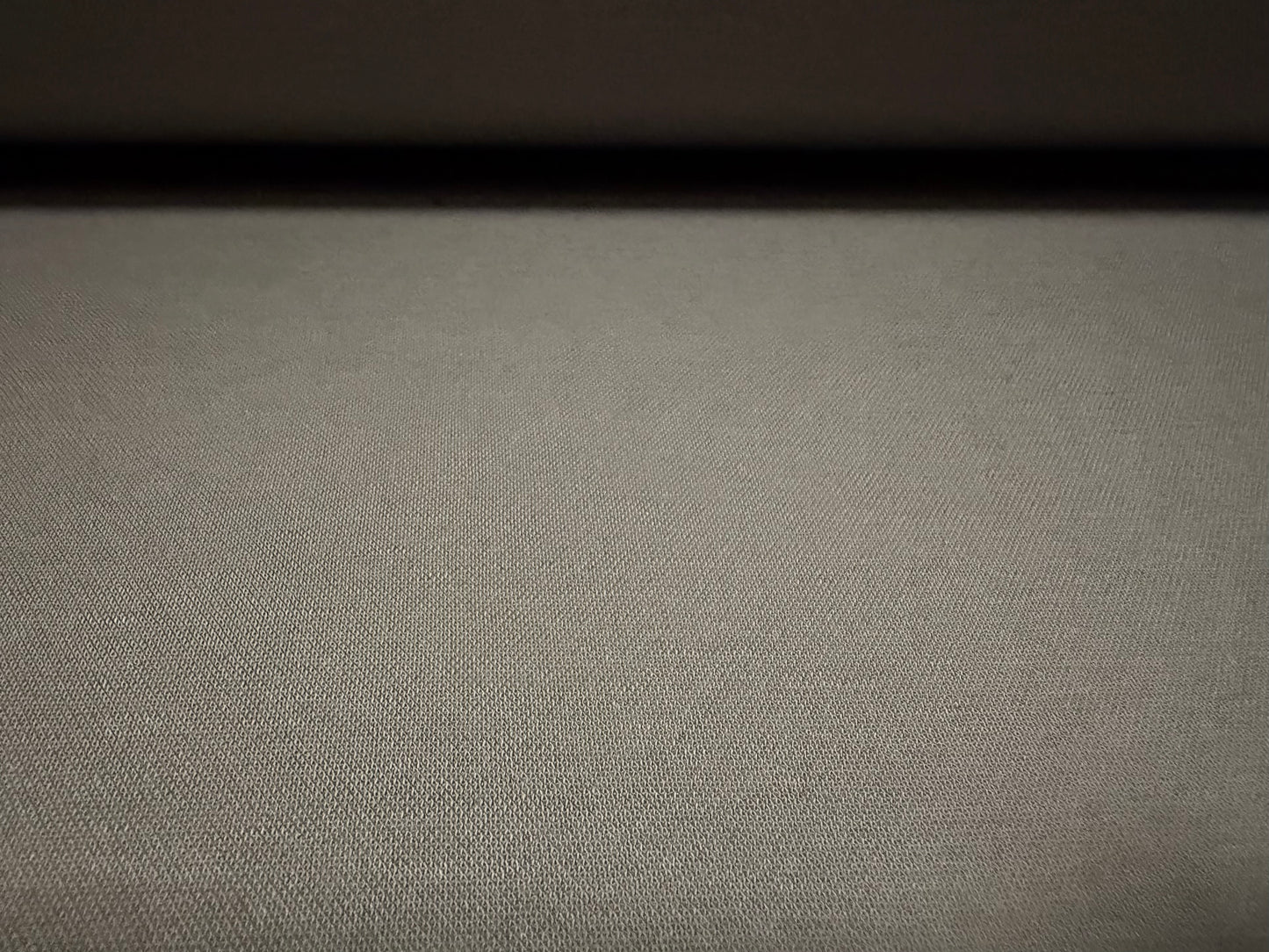 Soft plain weave twill fabric, per metre - grey