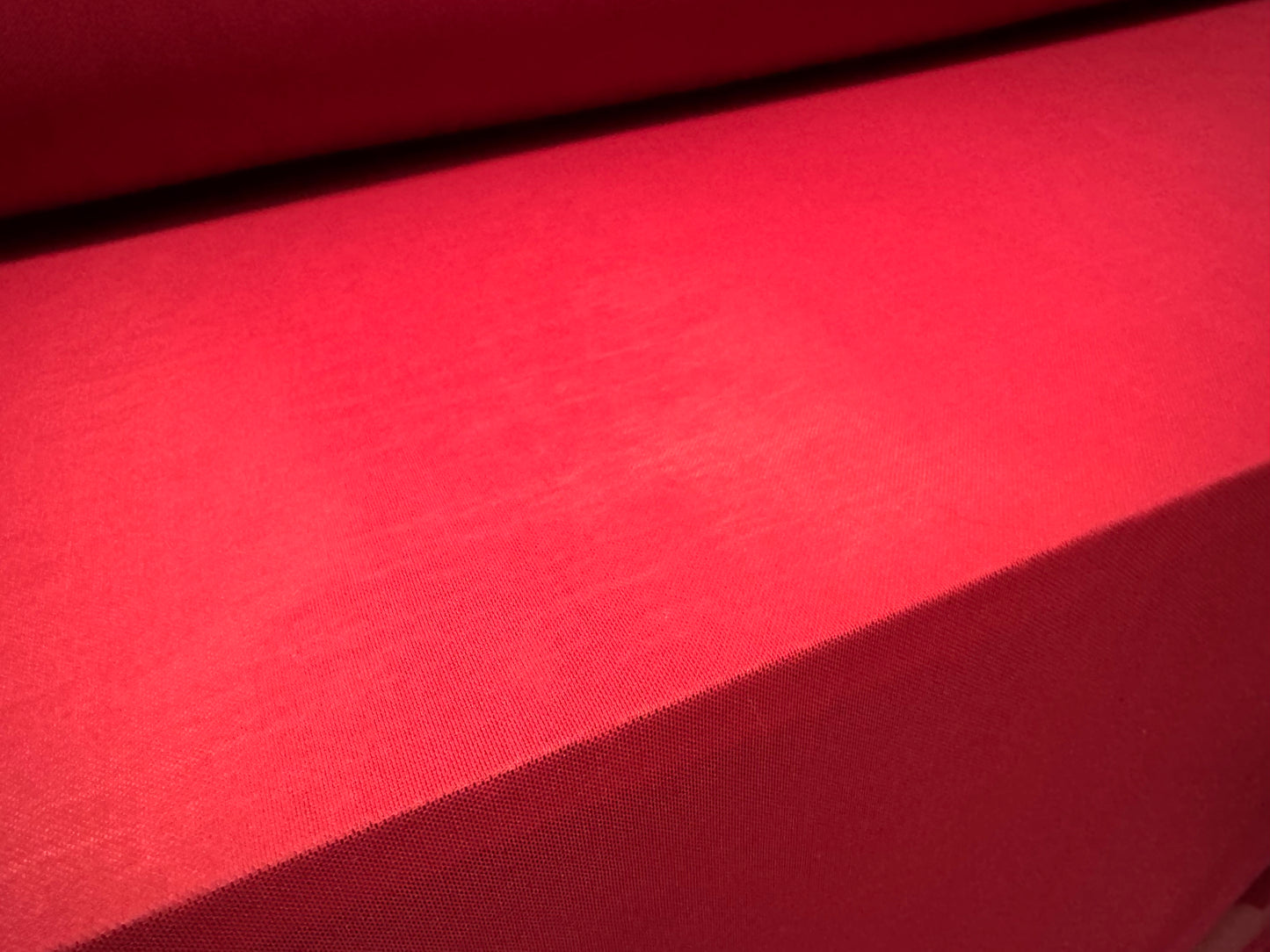 Power mesh net stretch spandex fabric, per metre - plain - Cardinal Red