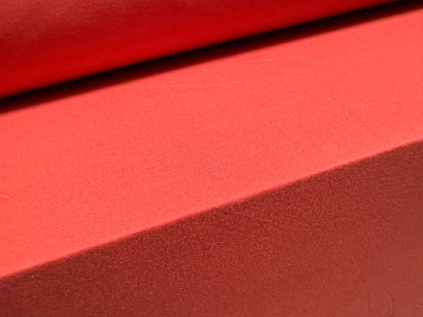 Viscose spandex stretch single jersey fabric, per metre - plain - burnt orange