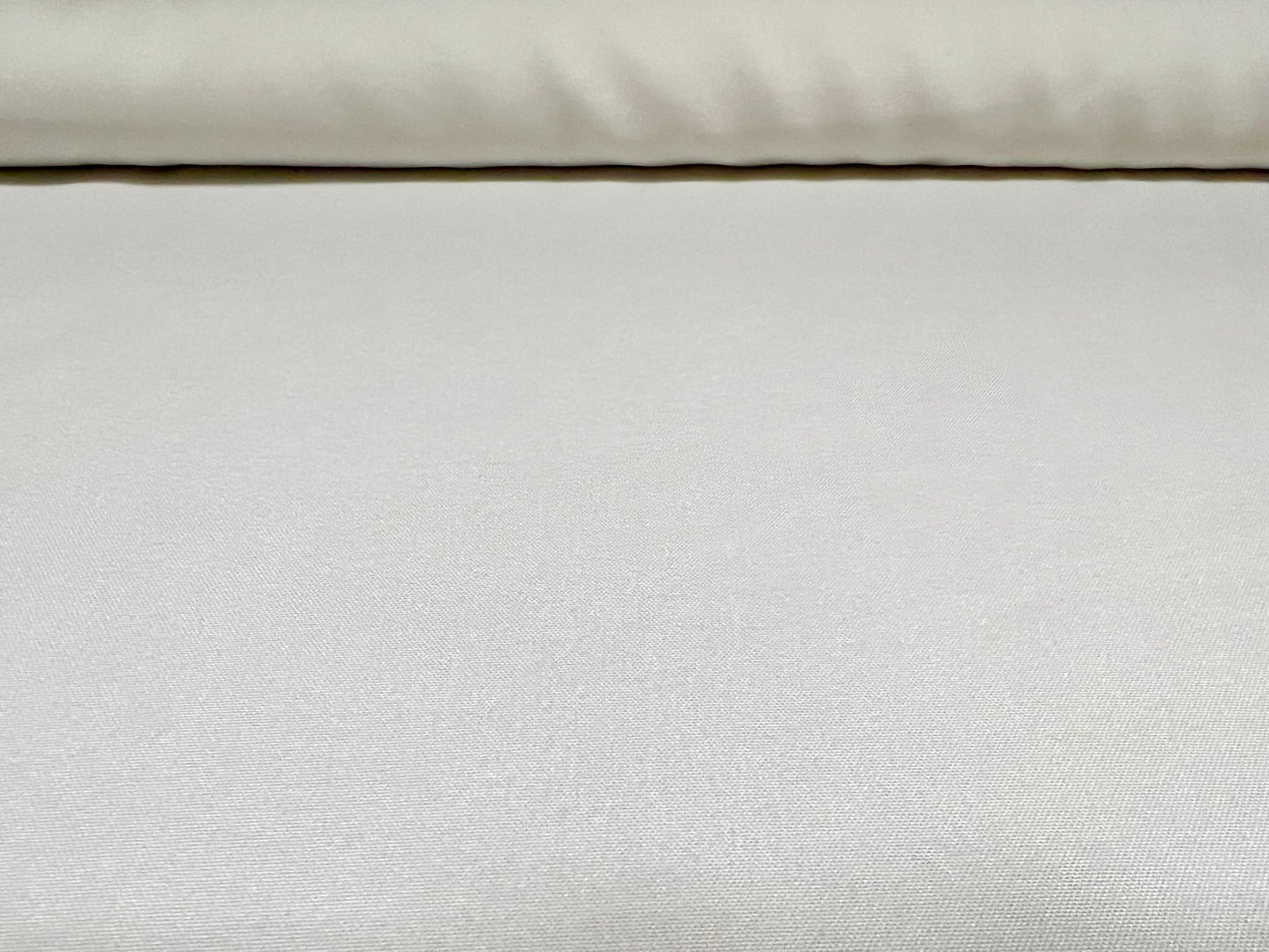Bi stretch woven fashion fabric, per metre - plain - ivory