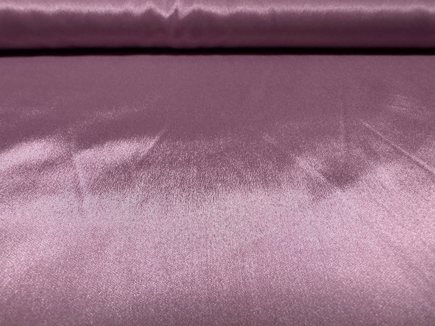 Crepe de chine woven dress fabric, per metre - plain - mauve