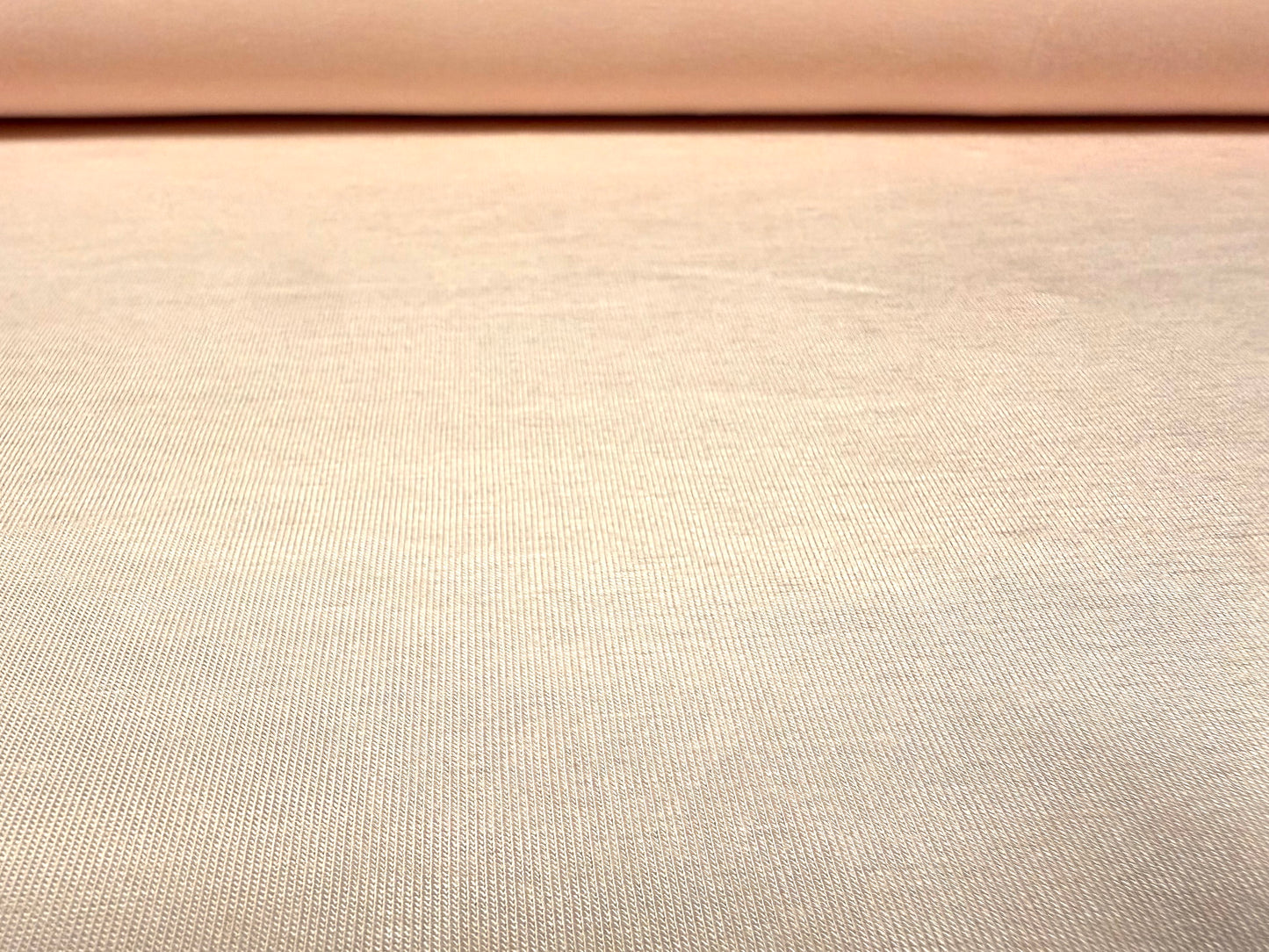 Viscose spandex stretch single jersey fabric, per metre - plain - blush