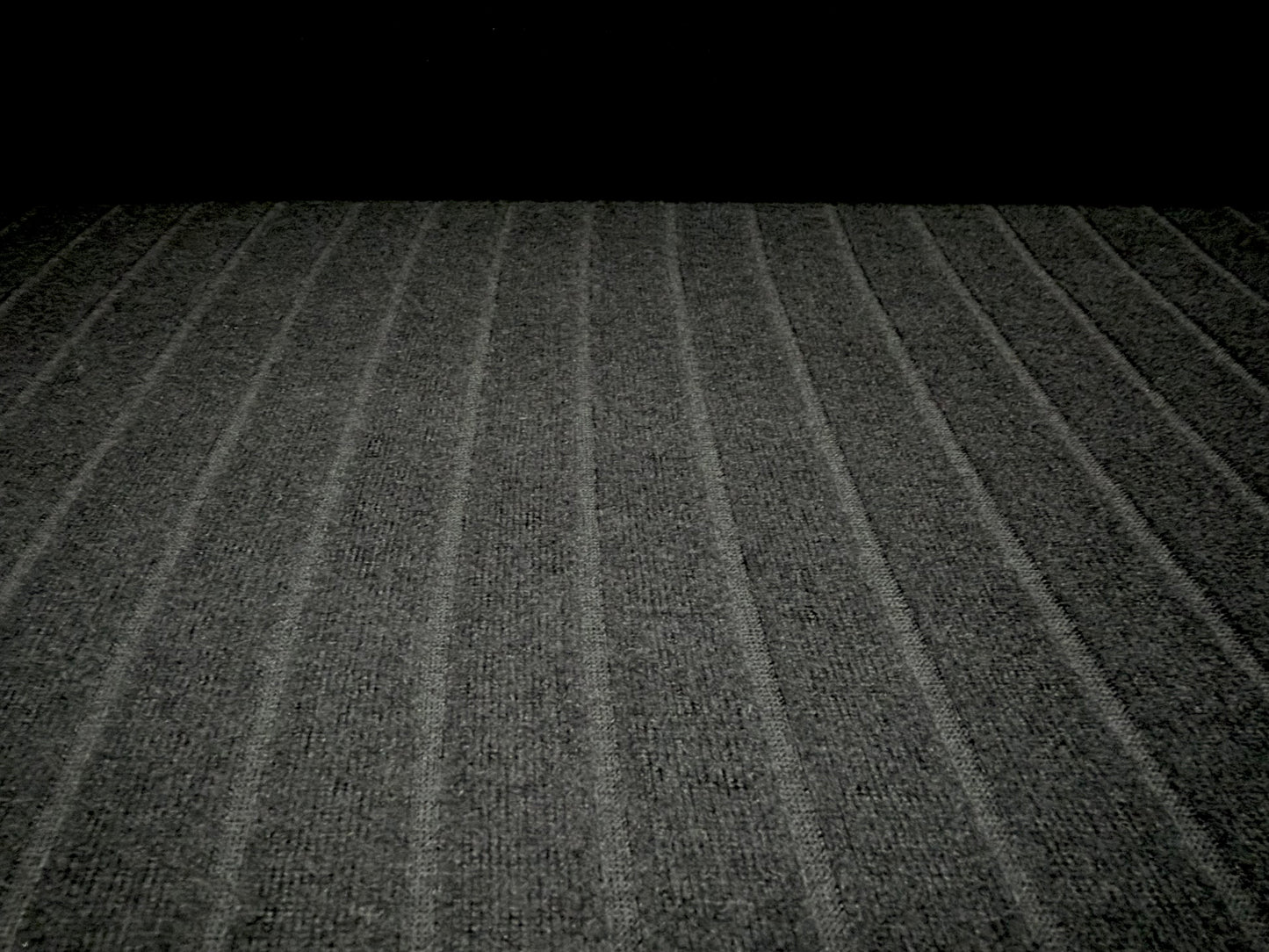 Super soft thermal rib jersey knit fabric, per metre - black