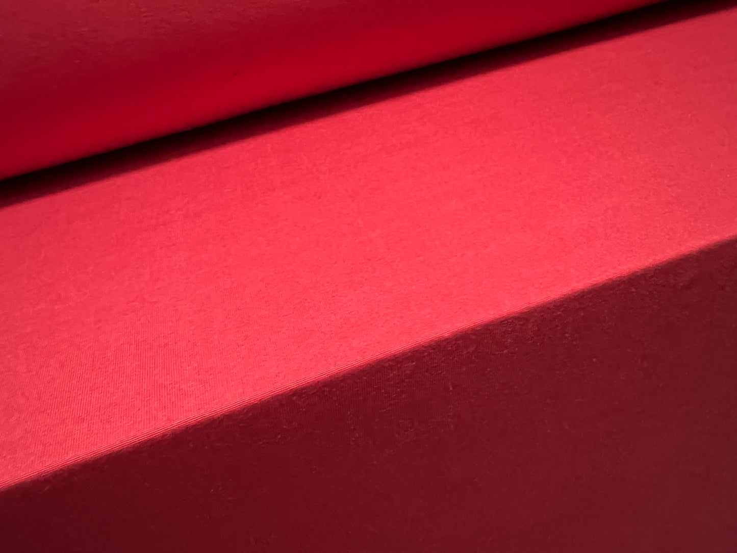 Soft touch stretch spandex jersey fabric, per metre - plain - red