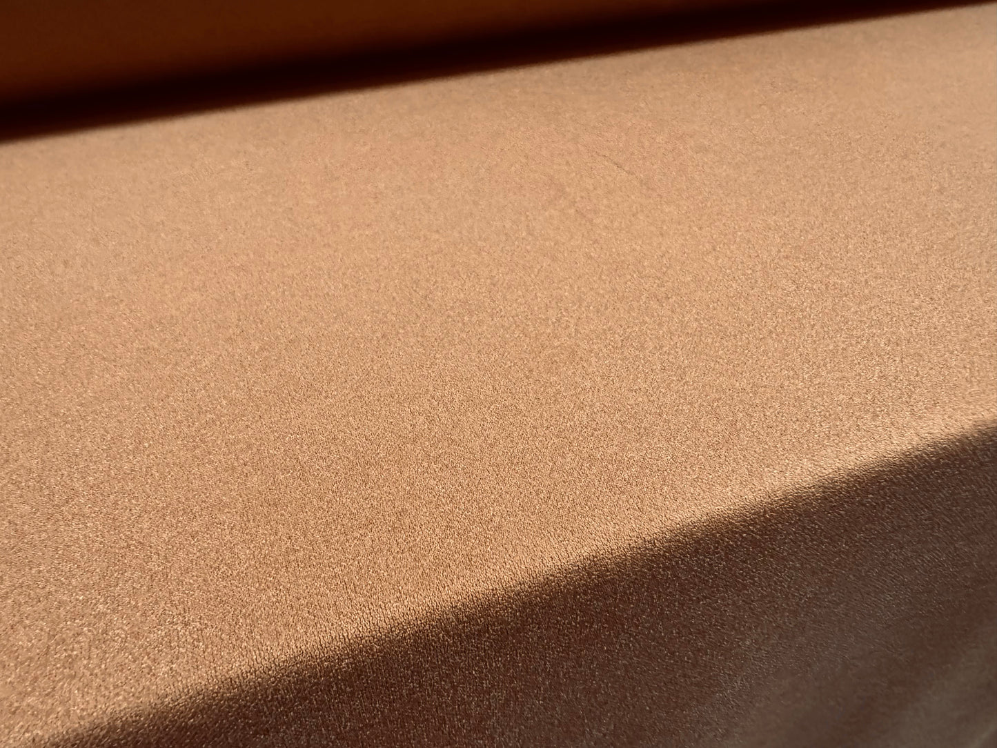 Valentino crepe stretch spandex double jersey fabric, per metre - plain - camel