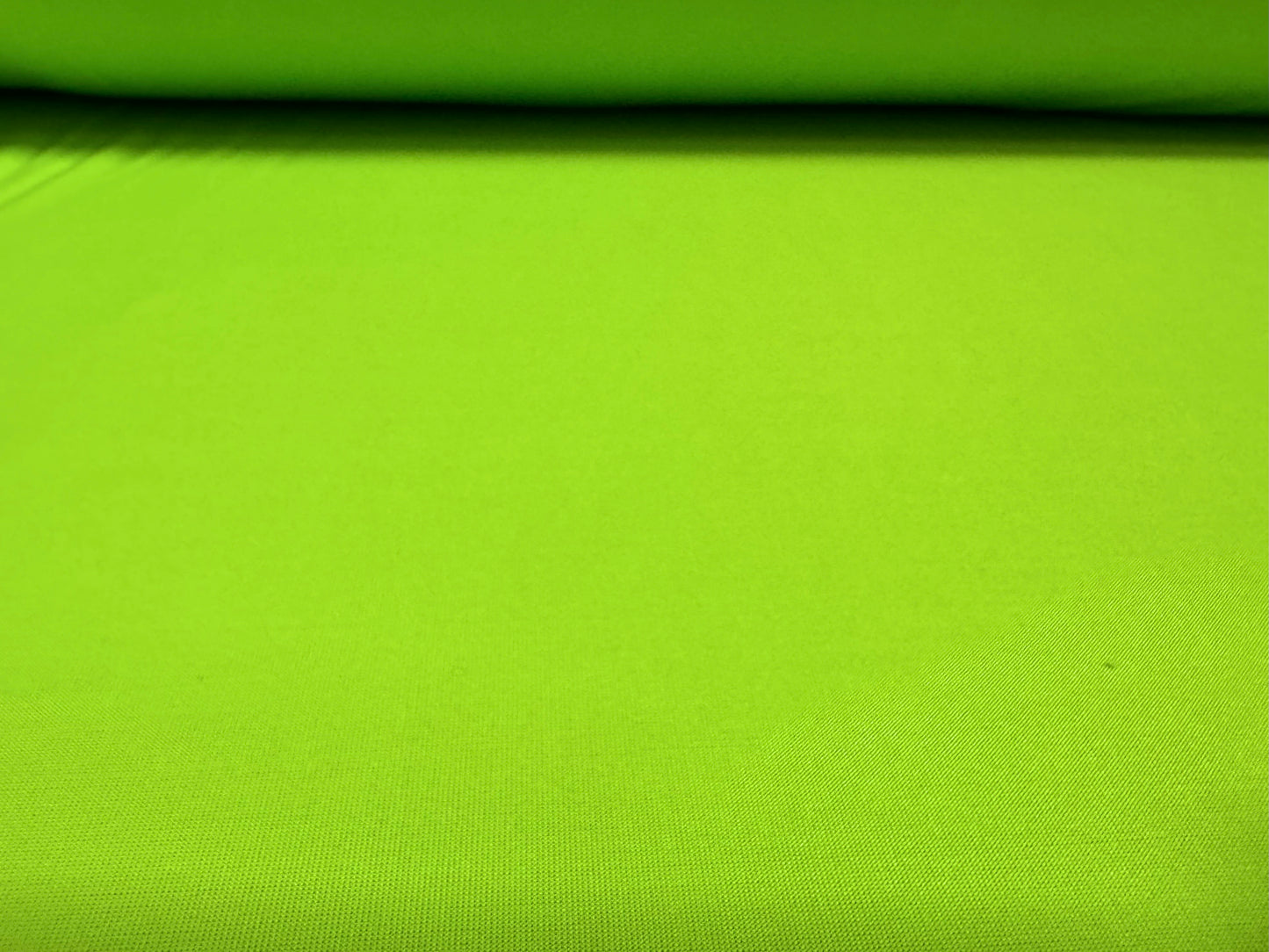Soft touch spandex stretch jersey fabric, per metre - plain - bright green