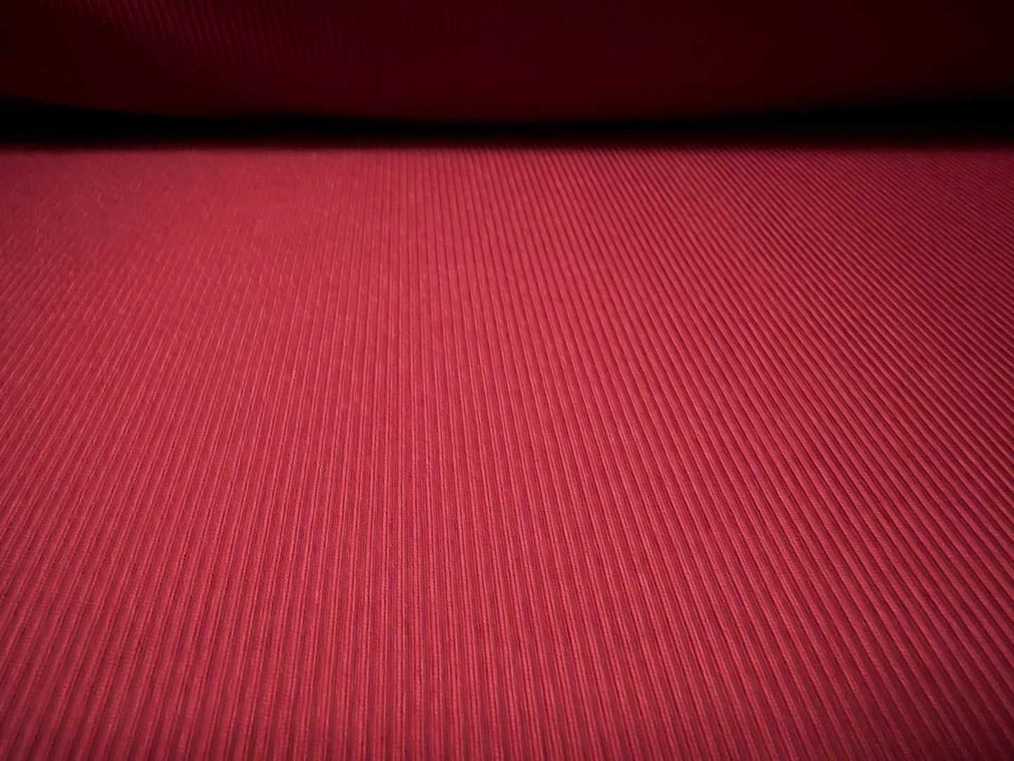 Fine stretch spandex rib jersey fabric, per metre - plain - Beaujolais wine