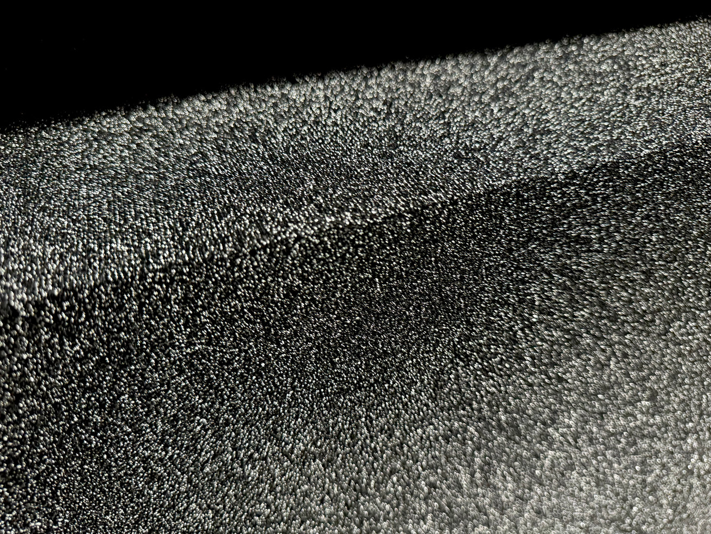 Metallic lurex stretch spandex jersey fabric, per metre - silver black