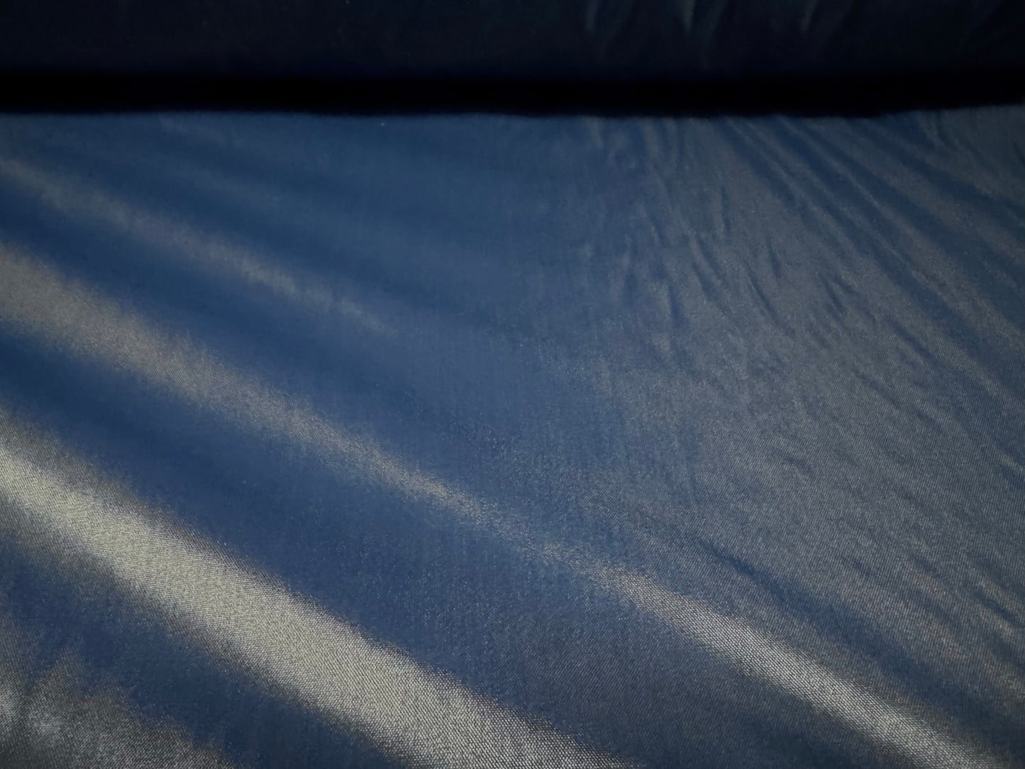 Lightweight coated nylon fabric, per metre - plain - French Navy