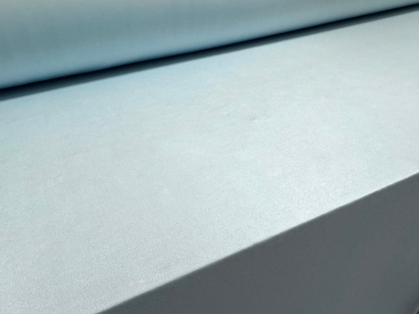Soft touch stretch spandex single jersey fabric, per metre - plain - pale blue