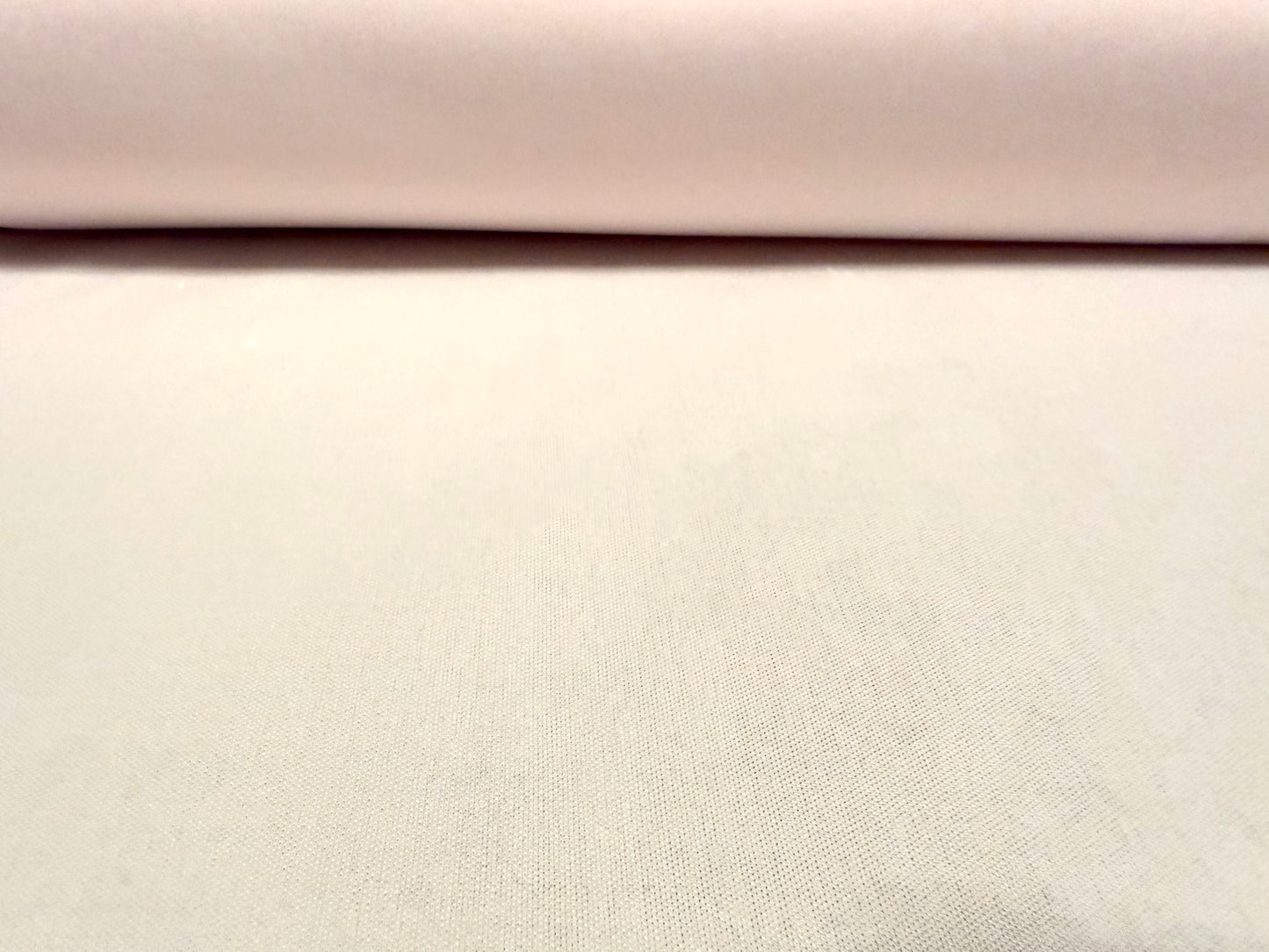 Single jersey fashion fabric, per metre - plain - pastel blush