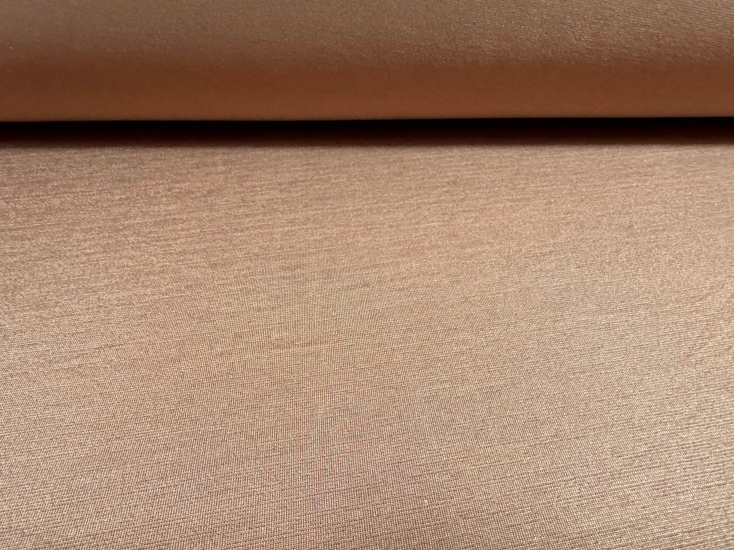 Finely textured stretch spandex single jersey fabric, per metre - plain - rose beige