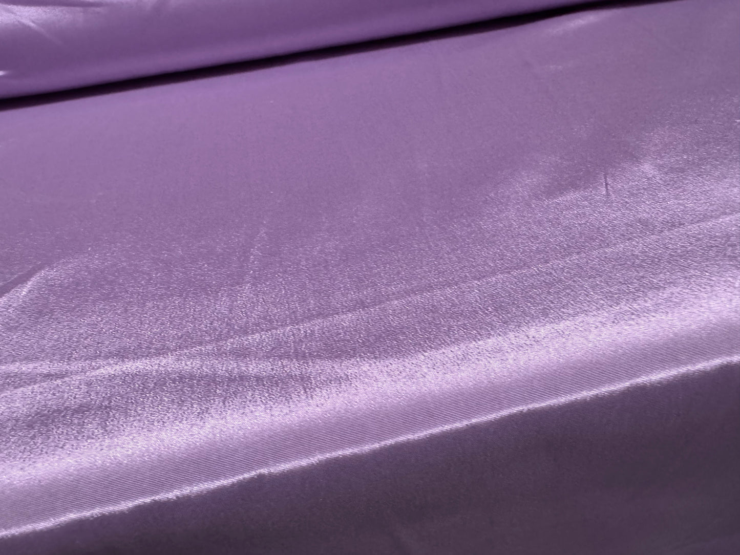 Crepe de chine woven dress fabric, per metre - plain - lilac