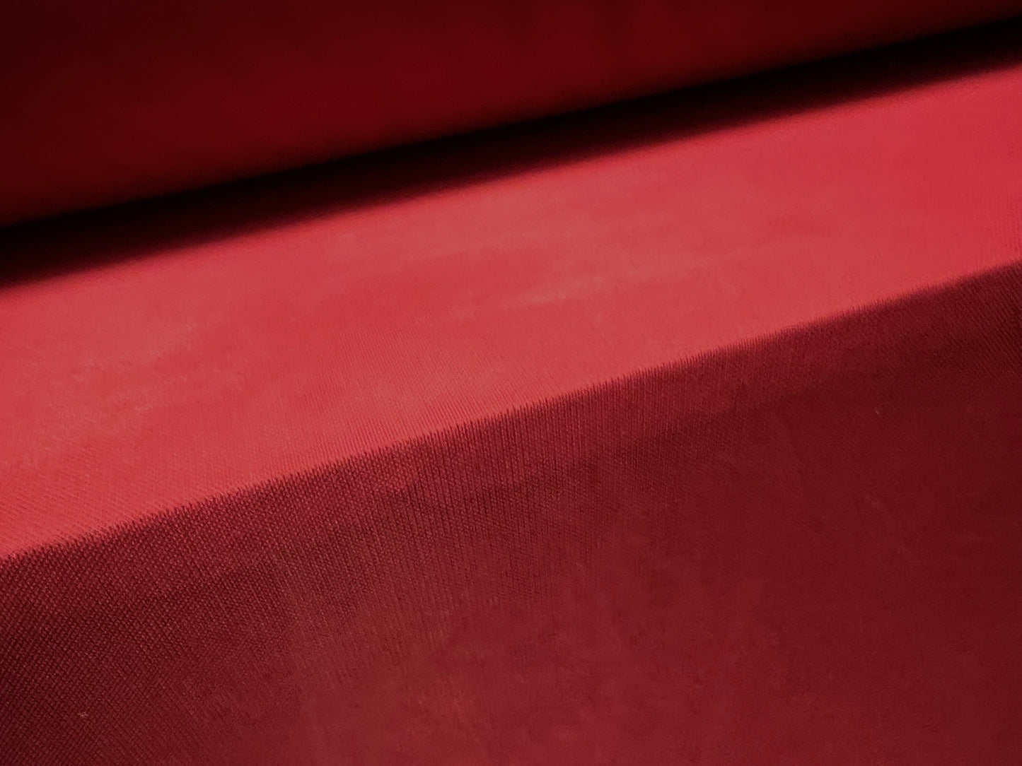 Power mesh net stretch spandex fabric, per metre - plain - carmine red