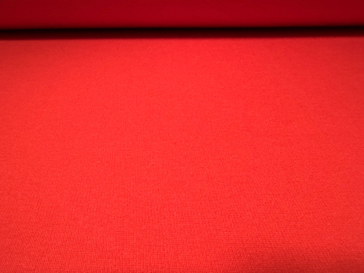 Ponte Roma stretch double jersey knit fabric, per metre - plain - summer red