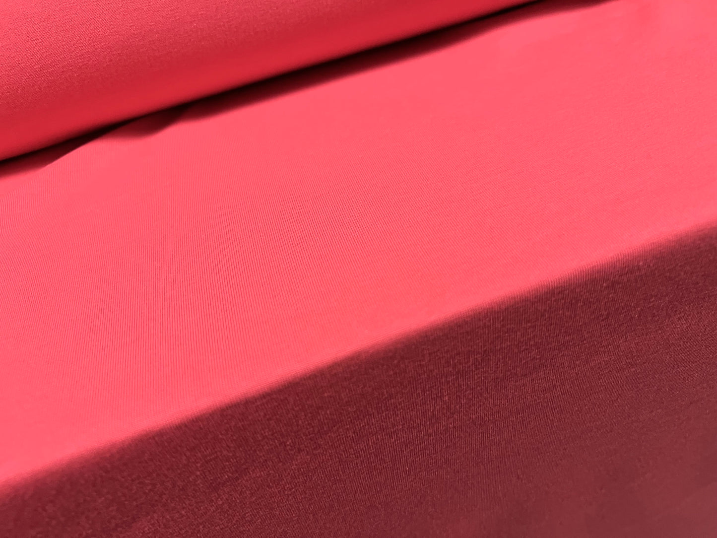 Cotton spandex stretch single jersey fabric, per metre - plain - bubblegum pink