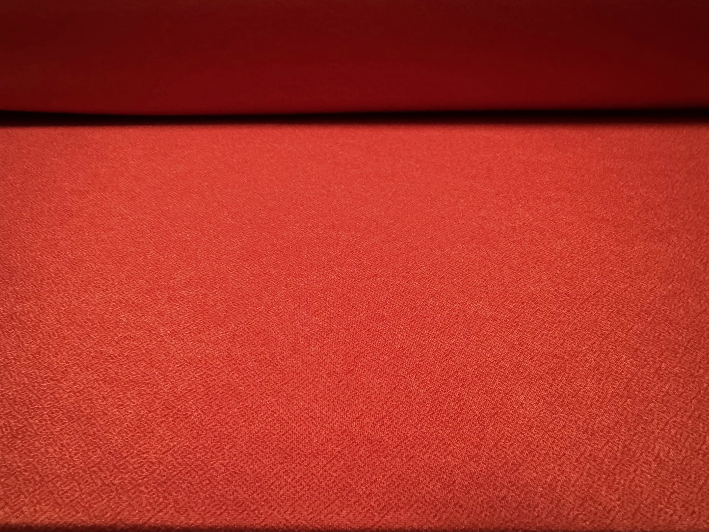 Valentino crepe spandex jersey fabric - similar to scuba - per metre - plain - rust