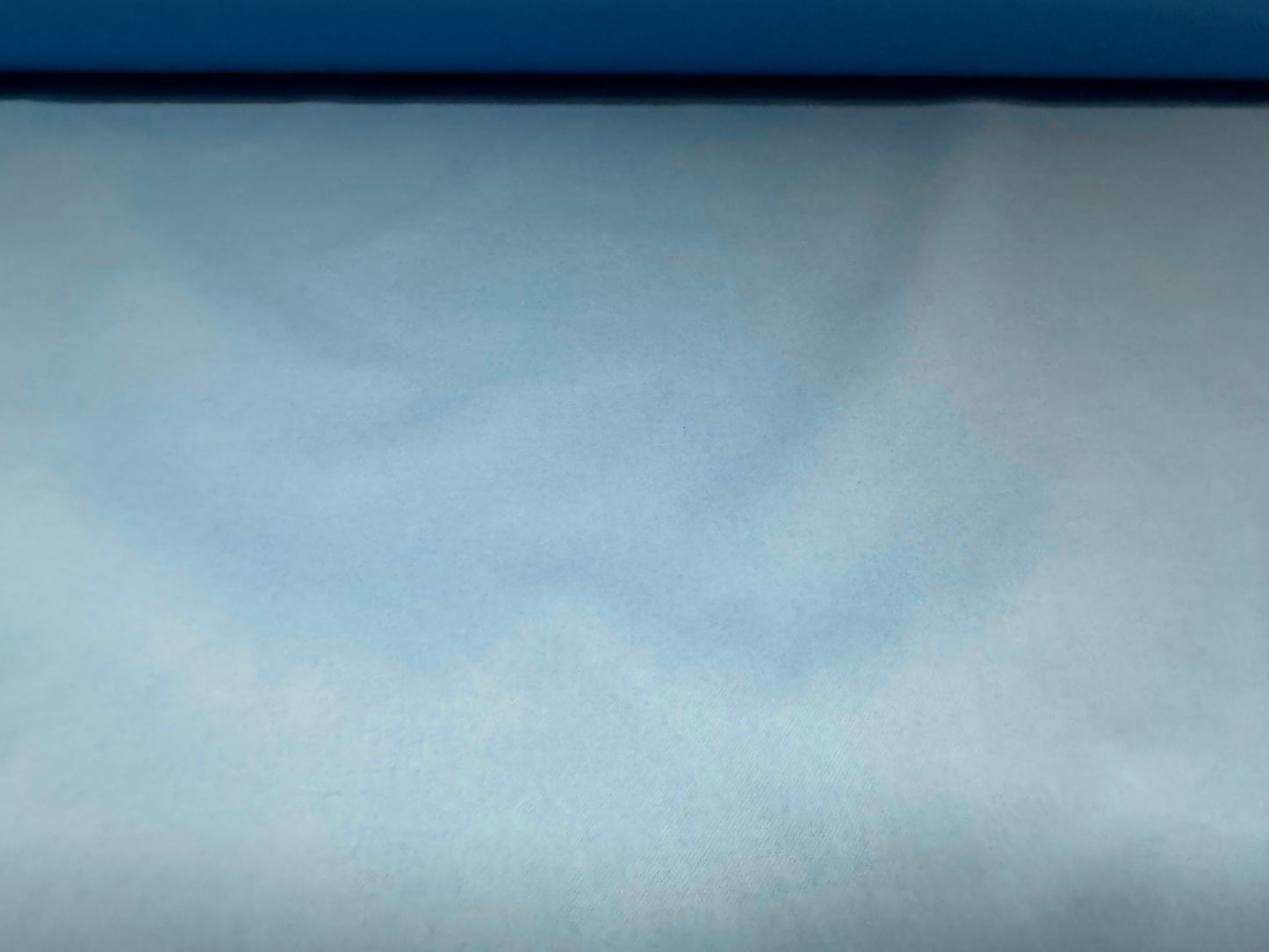 Coated nylon fabric, per metre - plain - sky blue