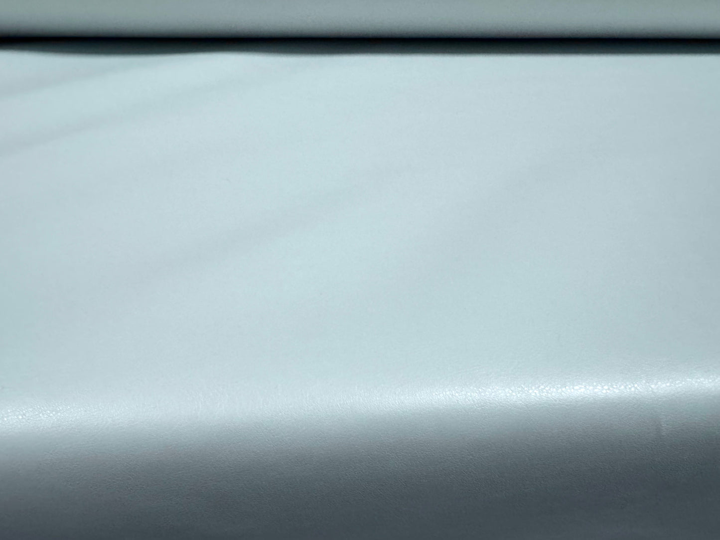 Leather look stretch pvc fabric, per metre - plain - baby blue
