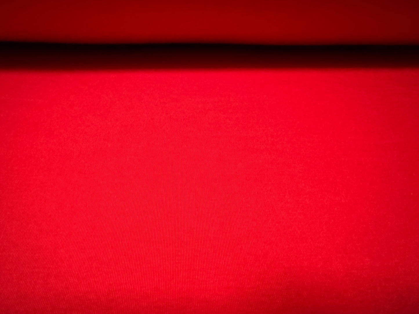 Cotton spandex stretch single jersey fabric, per metre - plain - red