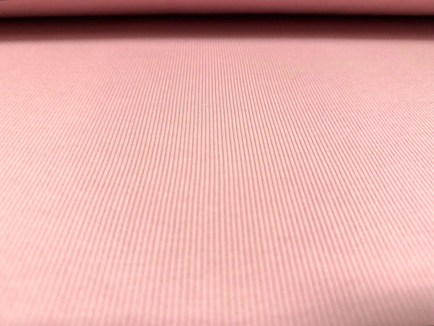 Fine stretch spandex rib jersey fabric, per metre - plain - pink