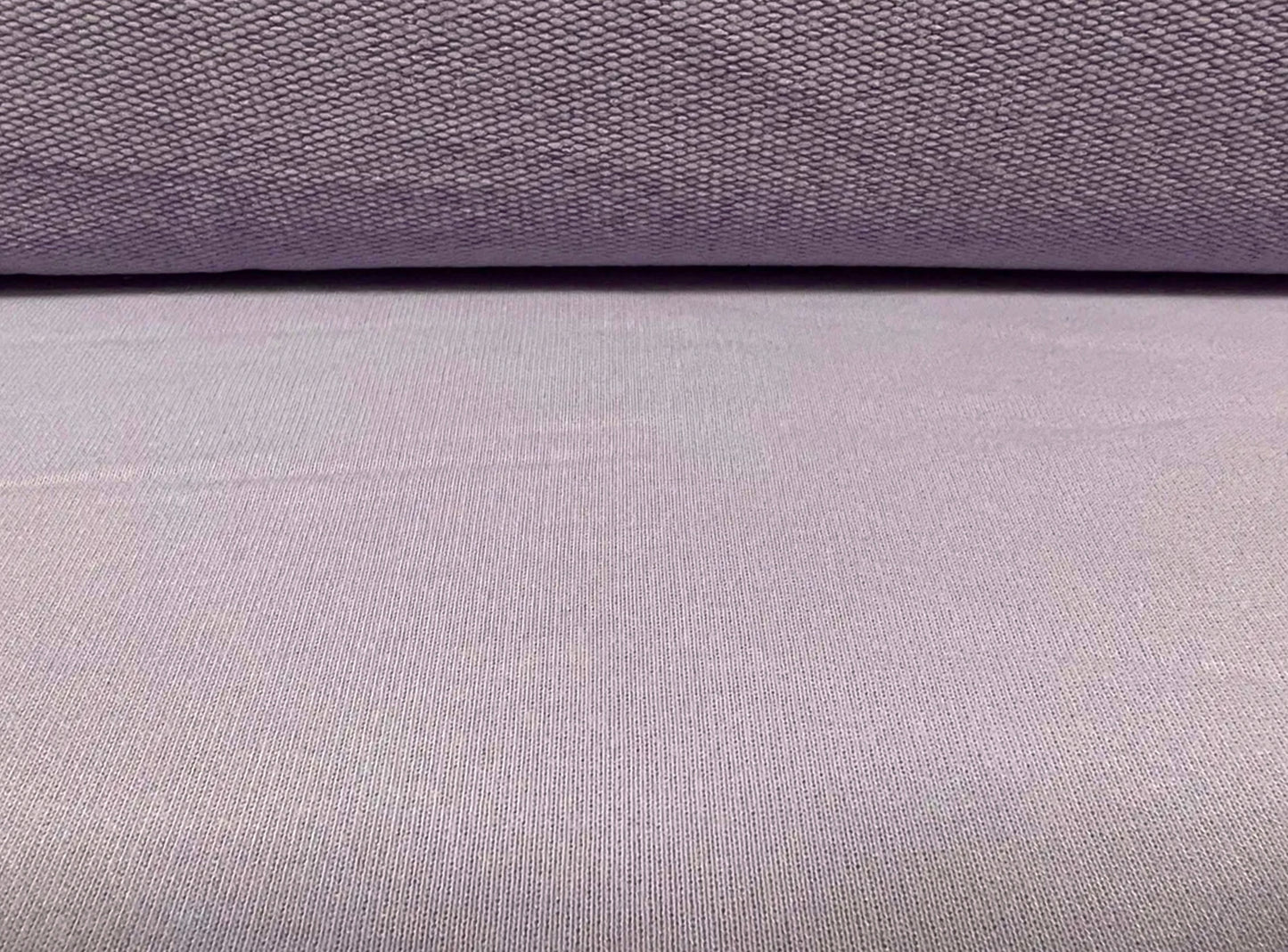 French Terry loopback sweatshirt fabric, per metre - plain - lilac